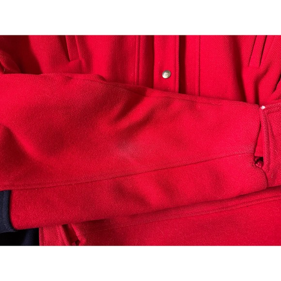 WOOLRICH - Men's Vintage Red Wool Bomber Jacket - Size X-Large - XL* - Picture 10 of 14